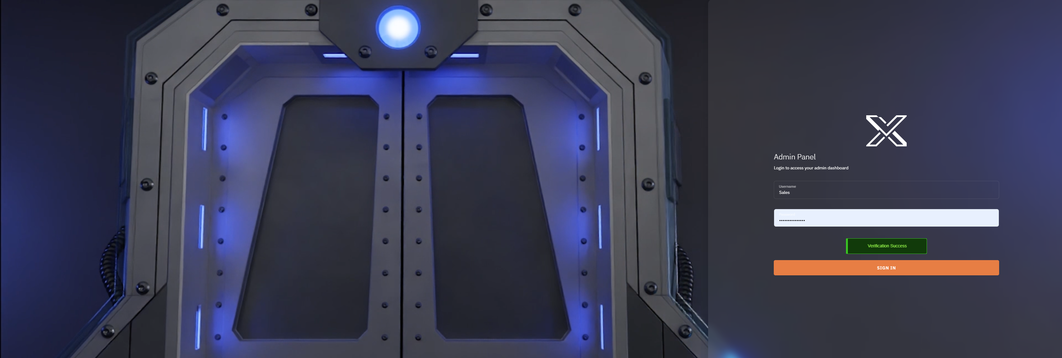 Pagina di accesso TREX